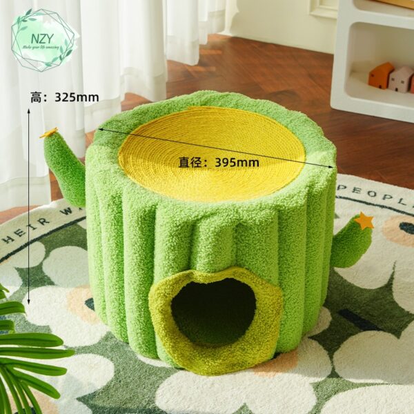 Cat Cactus Sisal Bucket - 图片 3