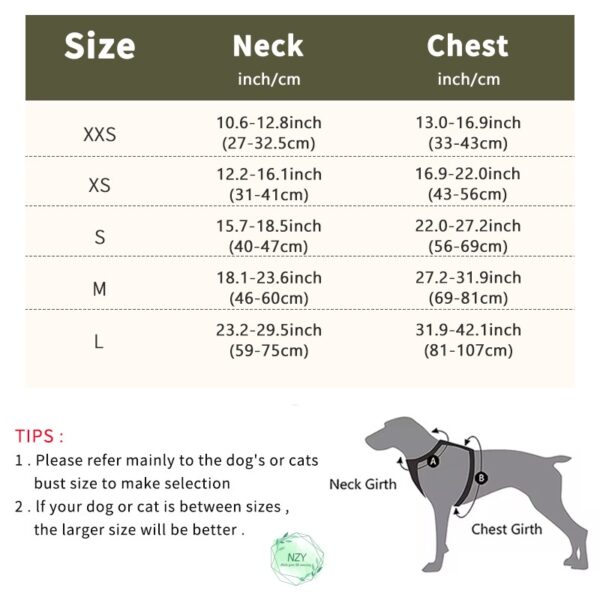 Vintage Leather Dog Breast Strap - 图片 3