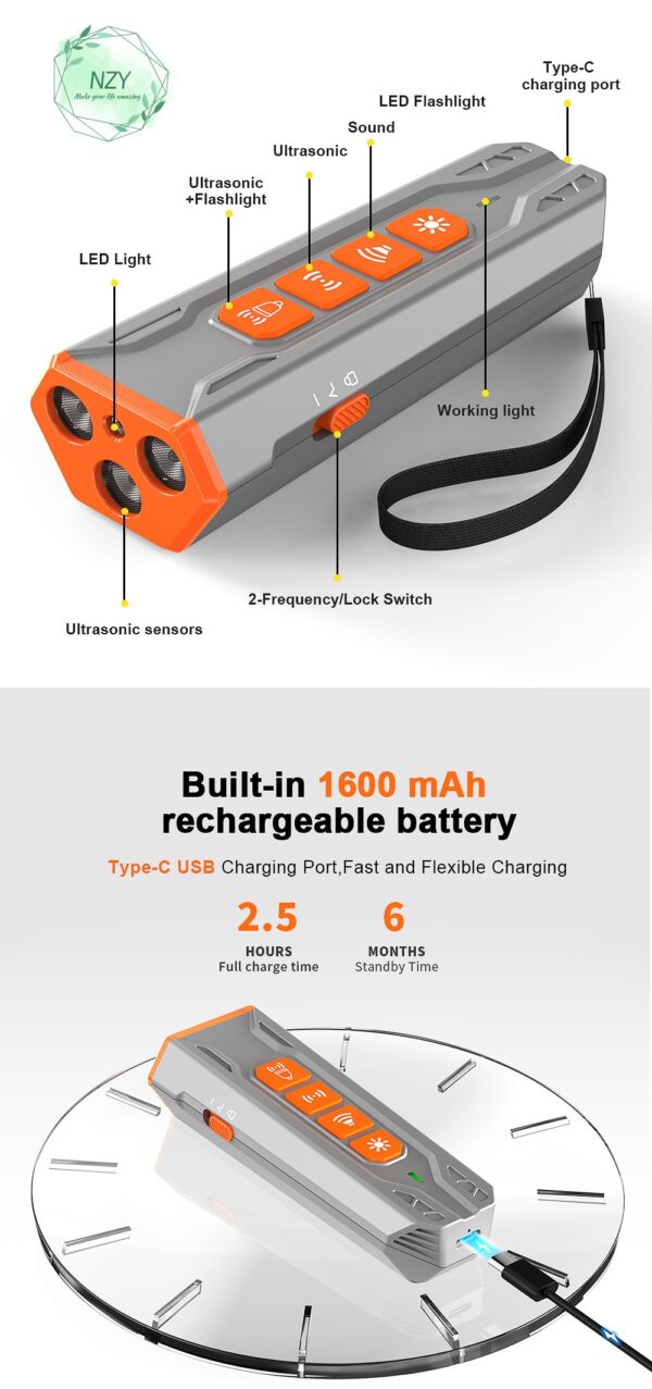 Ultrasonic dog training device Ultrasonic bark stopper - 图片 3
